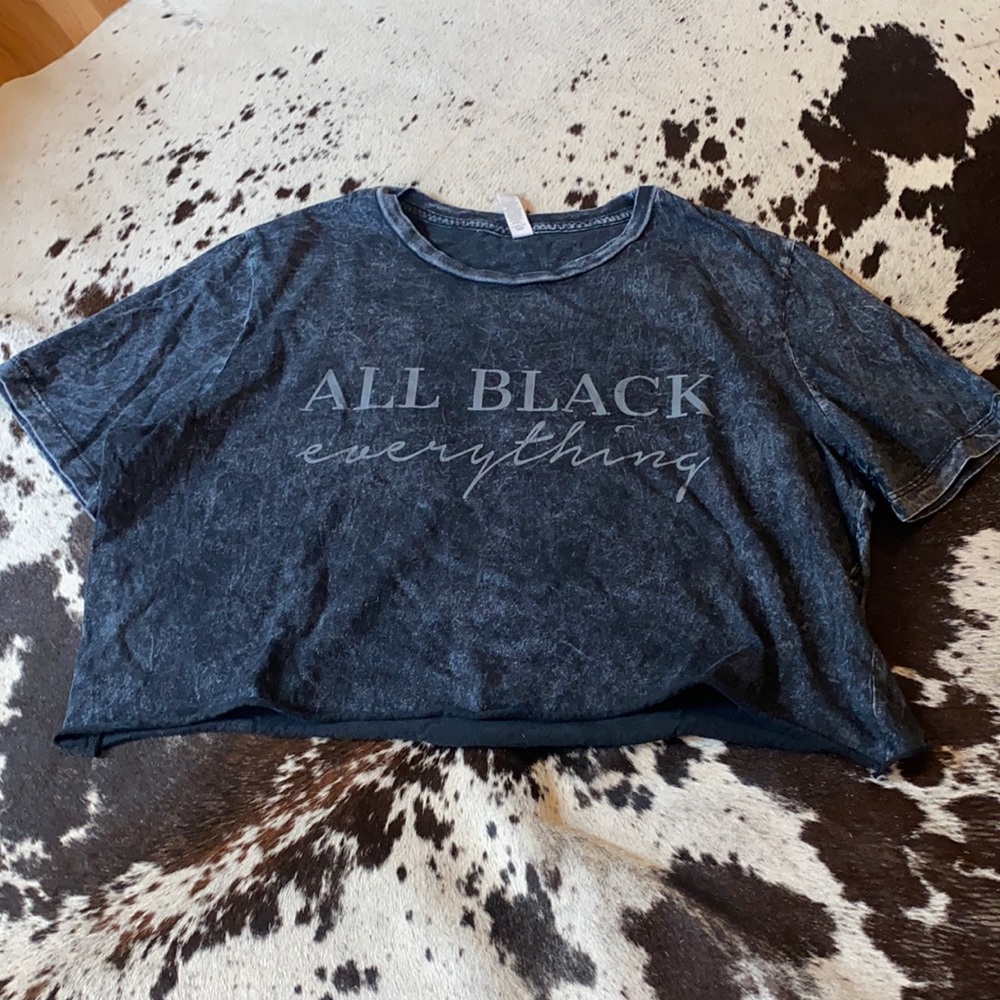Black Crop Top